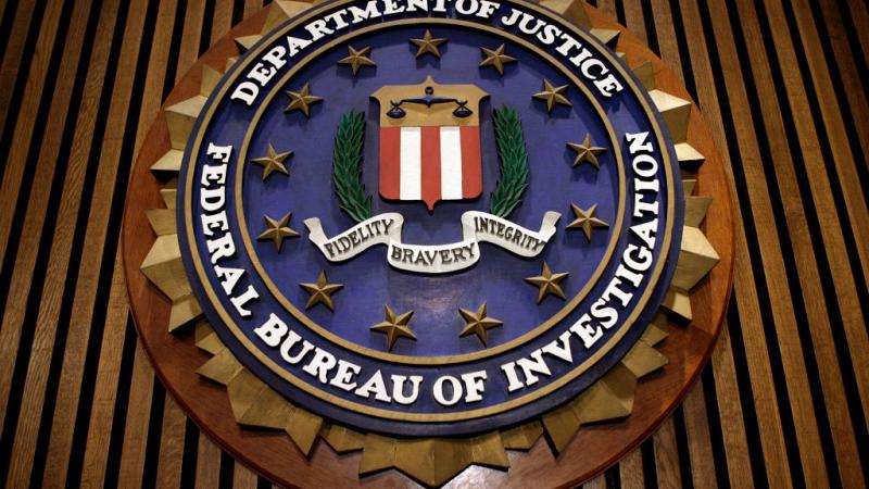 FBI seal in DC headquarters in 2007