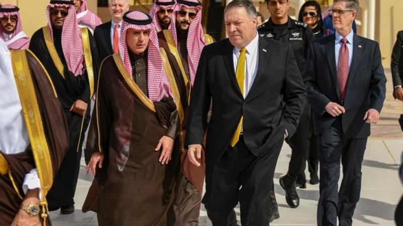 Secretary of State Mike Pompeo in Saudi Arabia