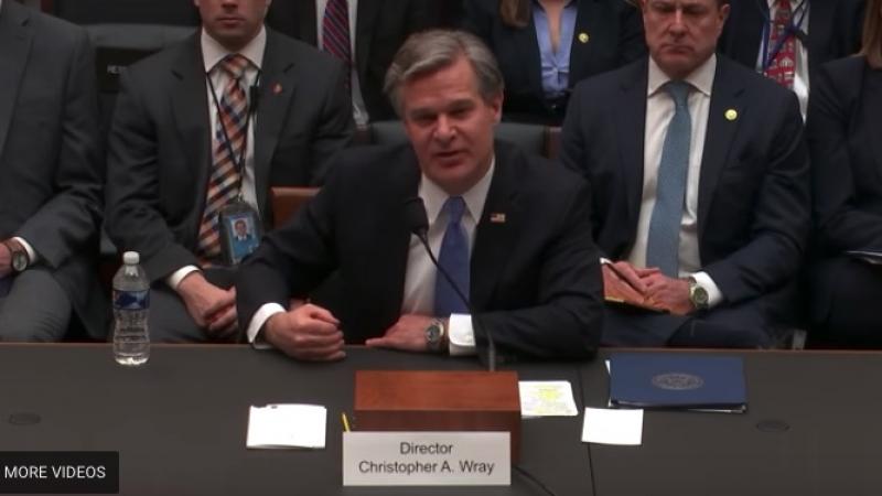 FBI Chris Wray testifies