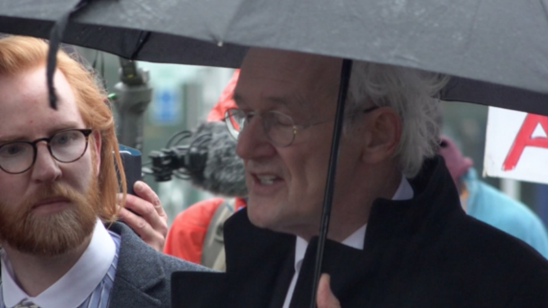 Assange's father, John Shipton, called for Assange's release on bail ahead of his extradition hearing.