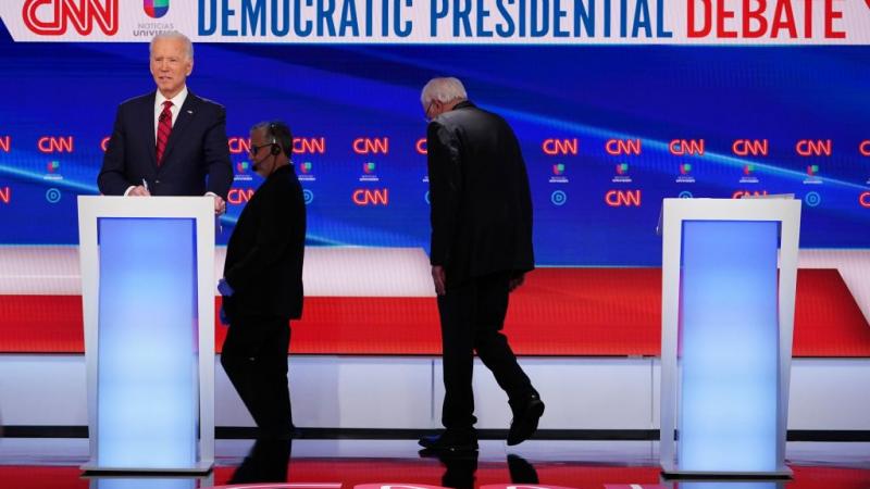 Sanders exits, BIden remains