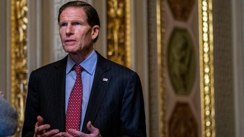 Sen. Blumenthal on Capitol Hill