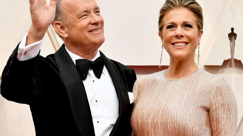 Tom Hanks and Rita Wilson in February 2020
