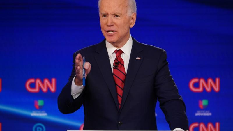 Joe Biden at CNN Debate on Sunday.