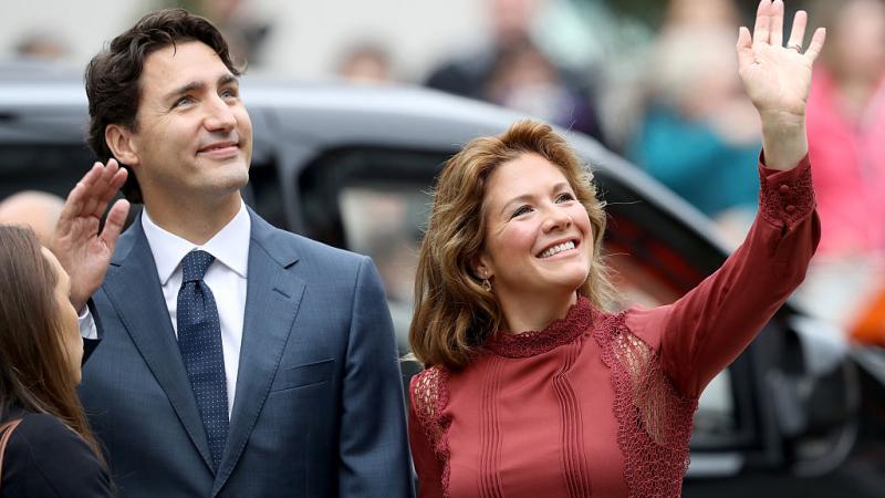 Justin Trudeau and wife Sophie Gregoire-Trudeau in September 2016