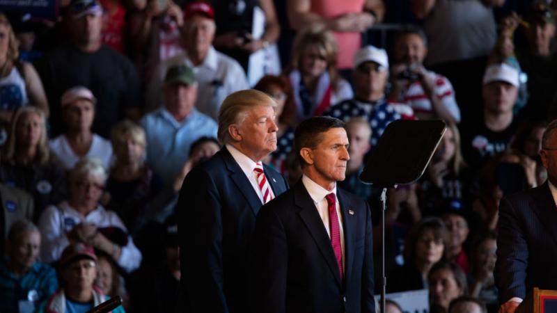 Donald Trump and Mike Flynn in October 2016