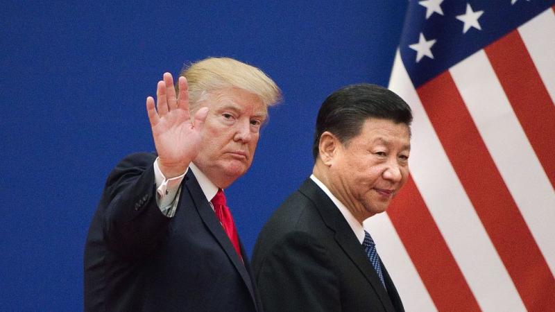 US President Donald Trump and Chinese President Xi Jinping in November 2017