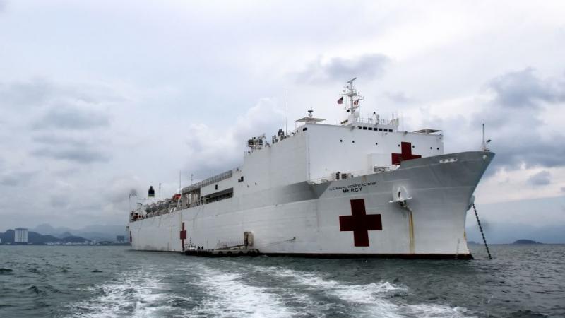 USNS Mercy ship in May 2018