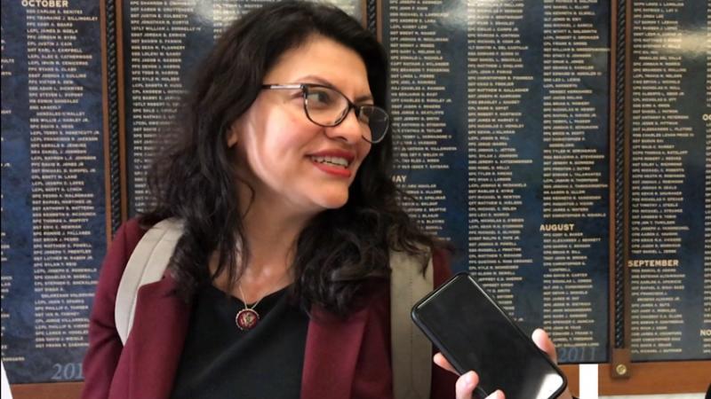 Rashida Tlaib on Capitol Hill