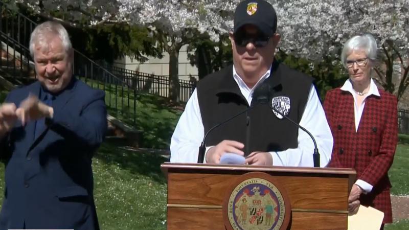 Maryland Gov. Larry Hogan issues a stay-at-home order. 
