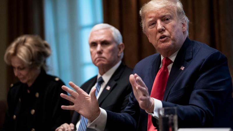 Trump leads coronavirus task force meeting 