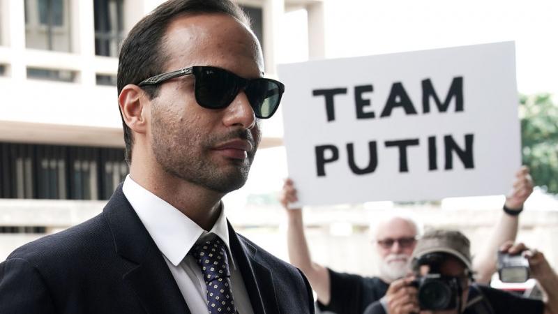 George Papadopoulos arrives at the U.S. District Court for his sentencing hearing in September 2018
