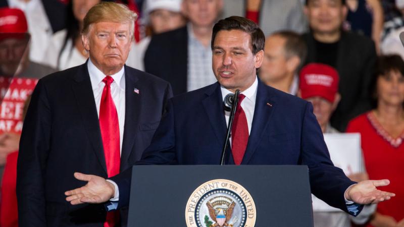 President Donald Trump and Florida Governor Ron DeSantis