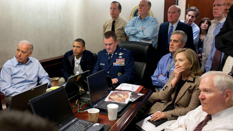 The Situation Room during the operation that killed al-Qaeda leader Osama bin Laden