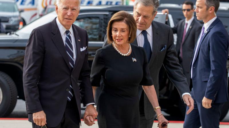 Joe Biden and Nancy Pelosi attend a funeral for Rep. Elijah Cummings