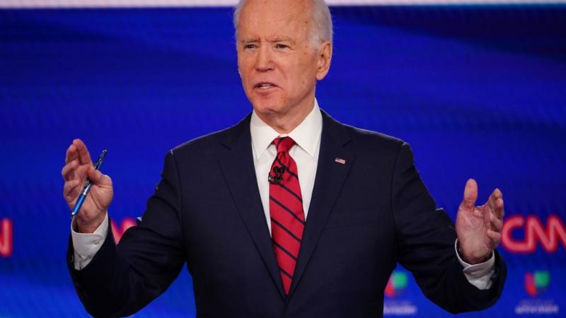 Joe Biden on March 15, 2020