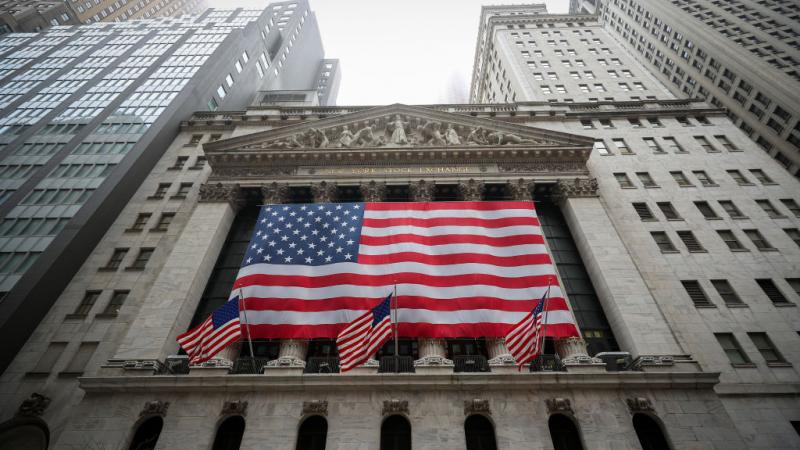 New York Stock Exchange building on March 29, 2020