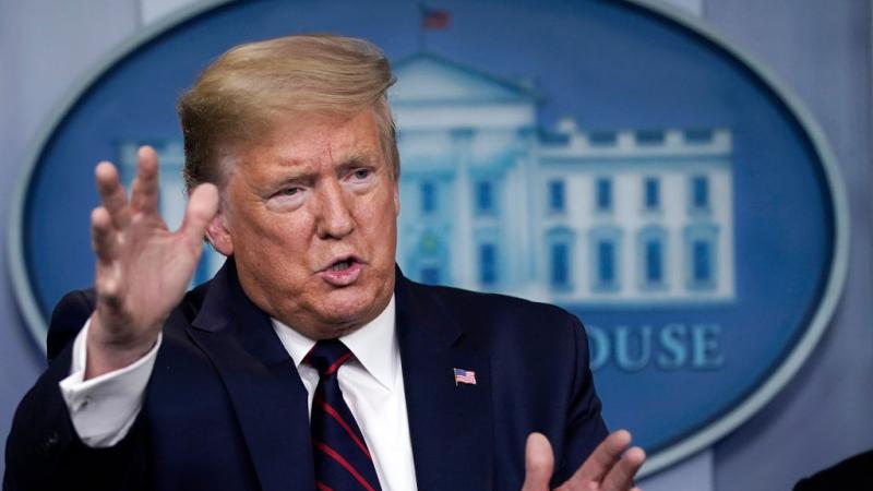 President Trump on March 27, 2020