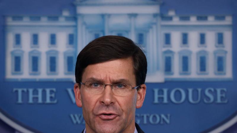 Defense Sec. Mark Esper on April 1, 2020