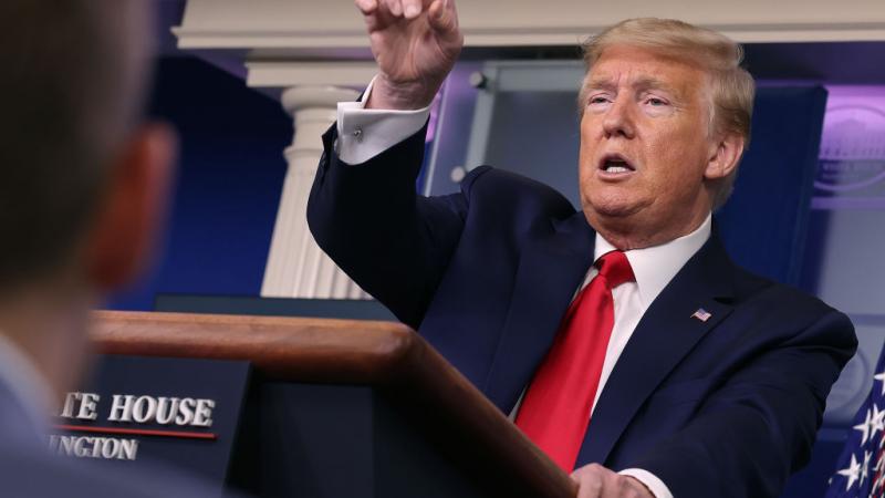 President Trump on April 8, 2020