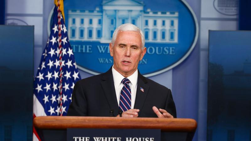Vice President Mike Pence on April 19, 2020