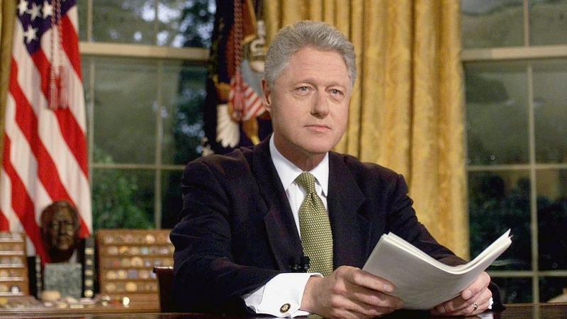 Photo of President Bill Clinton in 1999