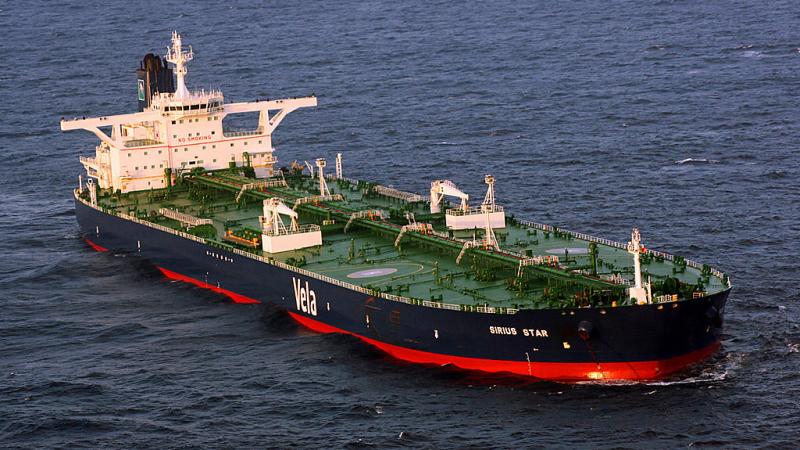 The very large crude carrier (VLCC) that was hijacked by Somali pirates in 2008