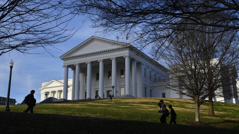 The Virginia state capitol