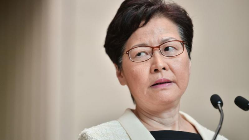 Hong Kong chief executive Carrie Lam