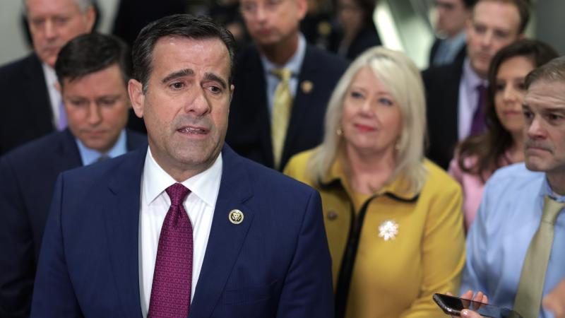 U.S. Rep. John Ratcliffe (R-TX) speaks to members of the media.