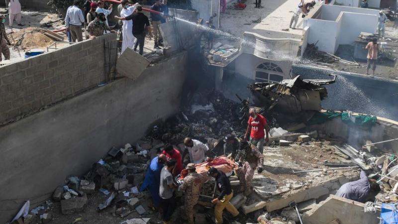 Plane crash in Pakistan