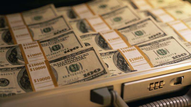 Suitcase of cash
