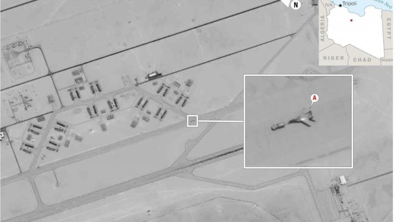 Russian jet on the ground in Libya