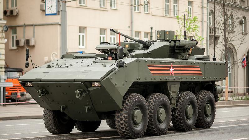Russian Bumerang armored vehicle