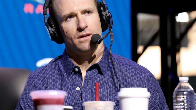 NFL quarterback Drew Brees in January 2020