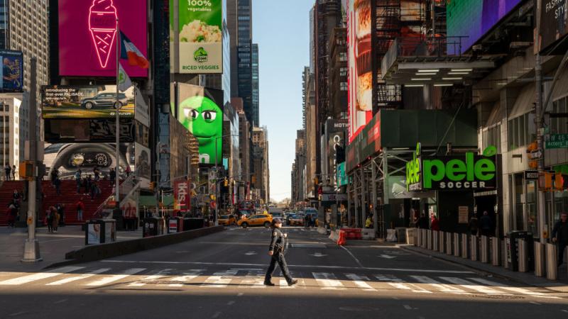 Times Square during the pandemic