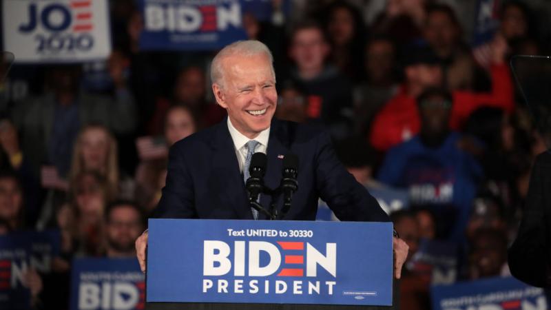 Joe Biden in February 2020