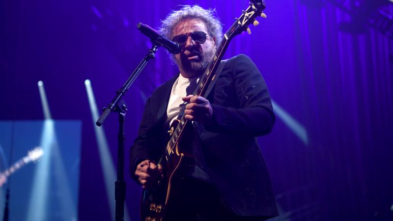 Sammy Hagar performs at a benefit for the Cleveland Clinic Lou Ruvo Center for Brain Health at MGM Grand Garden Arena.