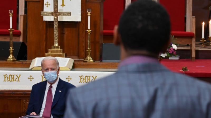 Joe Biden at Bethel AME Church in Wilmington DE 