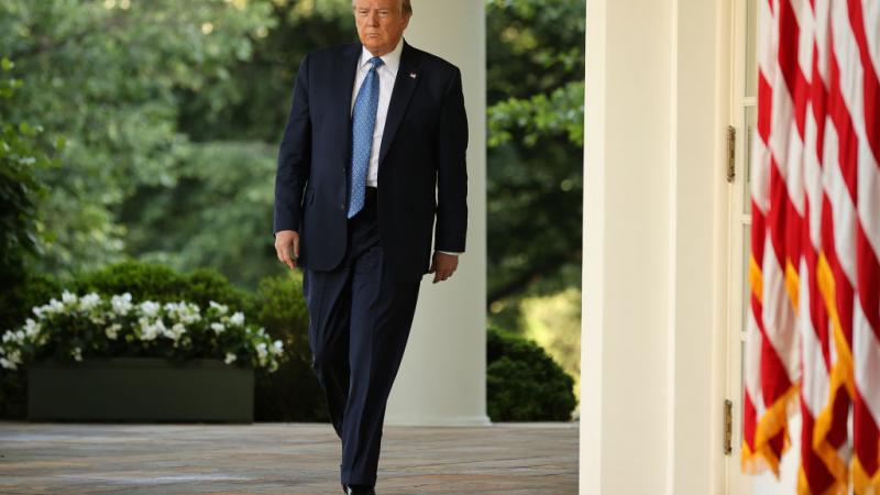 President Trump at the White House