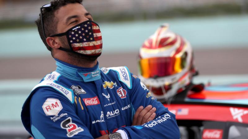 NASCAR driver Bubba Wallace