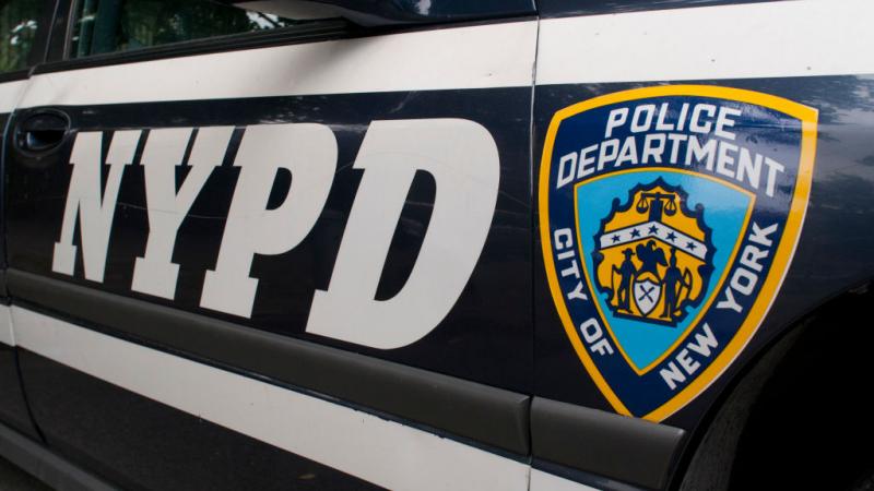 NYPD vehicle in Manhattan New York