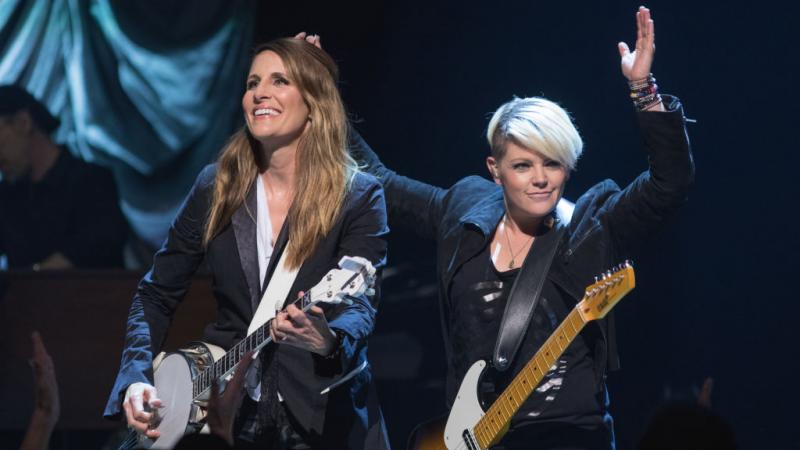 Natalie Mains and Emily Robison