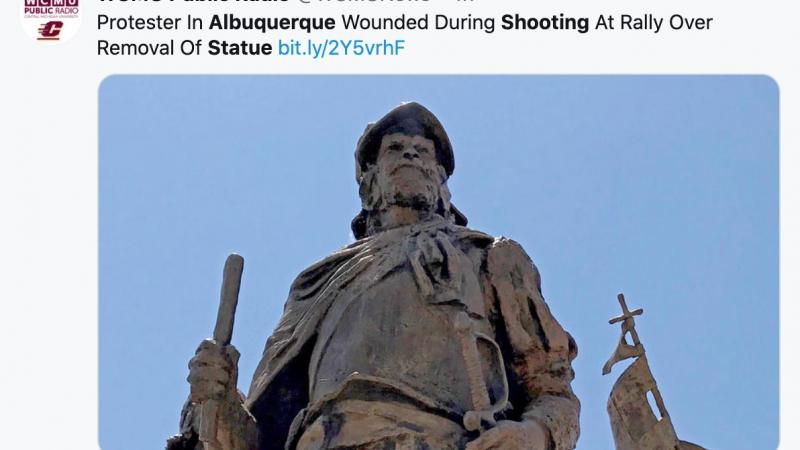 Statue in New Mexico of Juan de Oñate