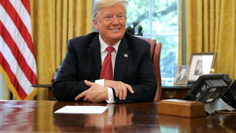 President Trump Oval Office