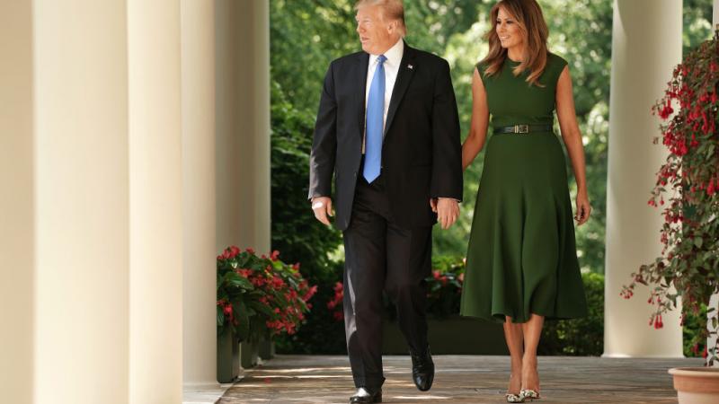 President Donald and First Lady Melania Trump