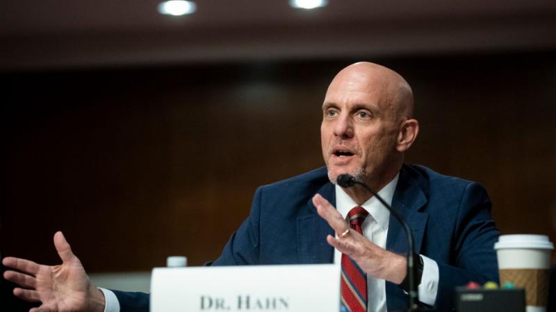 FDA commissioner Stephen Hahn on June 30, 2020