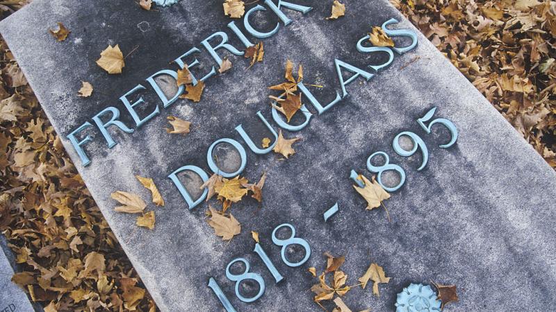 Grave of Frederick Douglass in Rochester, New York