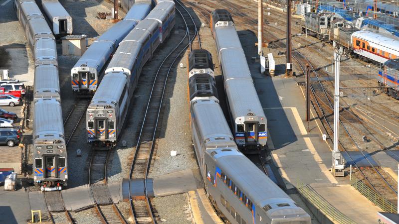 The train yard at Washington's Union Station