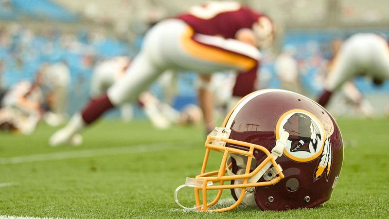 Washington Redskins helmet in 2005